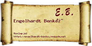 Engelhardt Benkő névjegykártya